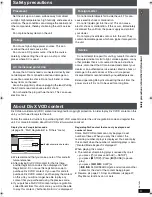 Предварительный просмотр 5 страницы Panasonic SC-HT855 Operation Manual