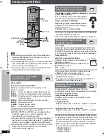 Предварительный просмотр 36 страницы Panasonic SC-HT855 Operation Manual