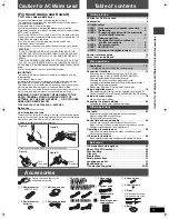 Preview for 3 page of Panasonic SC-HT885W Operating Instructions Manual