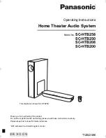 Предварительный просмотр 1 страницы Panasonic SC-HTB200 Operating Instructions Manual