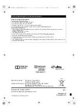 Предварительный просмотр 36 страницы Panasonic SC-HTB485 Operating Instructions Manual