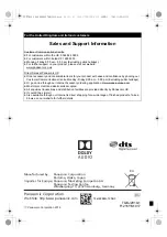 Предварительный просмотр 32 страницы Panasonic SC-HTB488 Operating Instructions Manual