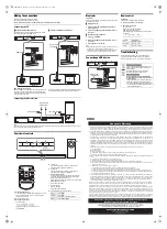 Предварительный просмотр 2 страницы Panasonic SC-HTB490 Basic Operating Instructions