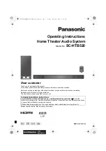 Panasonic SC-HTB520 Operating Instructions Manual предпросмотр