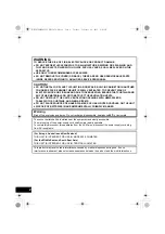 Предварительный просмотр 2 страницы Panasonic SC-HTB520 Operating Instructions Manual