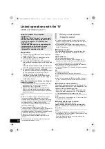 Предварительный просмотр 22 страницы Panasonic SC-HTB520 Operating Instructions Manual