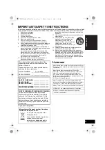 Preview for 3 page of Panasonic SC-HTB520 Owner'S Manual