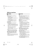 Preview for 2 page of Panasonic SC-HTB527 Operating Instructions Manual