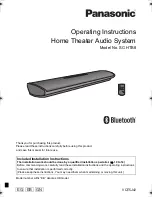Preview for 1 page of Panasonic SC-HTB8 Operating Instructions Manual