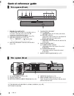 Предварительный просмотр 6 страницы Panasonic SC-HTB8 Owner'S Manual