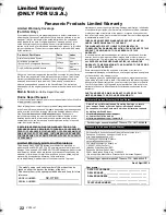 Предварительный просмотр 22 страницы Panasonic SC-HTB8 Owner'S Manual