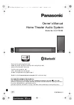 Panasonic SC-HTB880 Owner'S Manual preview