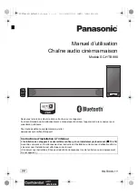 Предварительный просмотр 35 страницы Panasonic SC-HTB880 Owner'S Manual