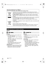 Предварительный просмотр 32 страницы Panasonic SC-HTB885 Operating Instructions Manual