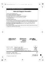 Предварительный просмотр 36 страницы Panasonic SC-HTB885 Operating Instructions Manual