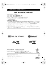 Preview for 40 page of Panasonic SC-HTB900 Operating Instructions Manual