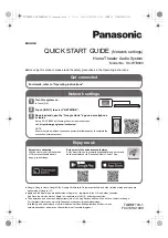 Panasonic SC-HTB900 Quick Start Manual предпросмотр