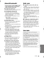 Предварительный просмотр 23 страницы Panasonic SC-HTE200 Operating Instructions Manual