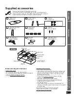 Предварительный просмотр 3 страницы Panasonic SC-HTX5 Operating Instructions Manual