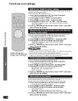 Предварительный просмотр 22 страницы Panasonic SC-HTX5 Operating Instructions Manual