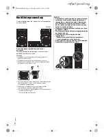 Preview for 106 page of Panasonic SC-MAX4000 Operating Instructions Manual