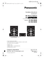 Panasonic SC-MAX6000 Operating Instructions Manual preview