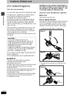 Предварительный просмотр 4 страницы Panasonic SC-MT1 Operating Instructions Manual