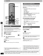 Предварительный просмотр 26 страницы Panasonic SC-MT1 Operating Instructions Manual