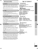 Предварительный просмотр 3 страницы Panasonic SC-NC9 Operating Instructions Manual