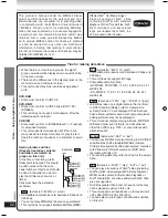 Предварительный просмотр 22 страницы Panasonic SC-NC9 Operating Instructions Manual