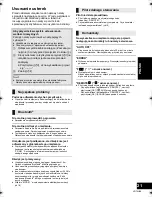 Предварительный просмотр 21 страницы Panasonic SC-NE1 Operating Instructions Manual