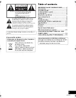 Предварительный просмотр 3 страницы Panasonic SC-NE1 User Manual