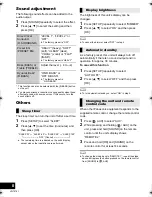 Предварительный просмотр 8 страницы Panasonic SC-NE1 User Manual