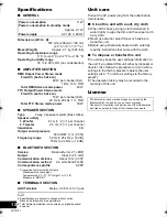 Preview for 12 page of Panasonic SC-NE1 User Manual