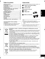 Preview for 3 page of Panasonic SC-NE3 Operating Instructions Manual