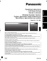 Panasonic SC-NE5 Operating Instructions Manual preview