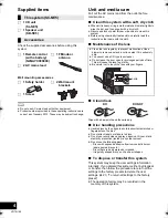 Предварительный просмотр 4 страницы Panasonic SC-NE5 Operating Instructions Manual