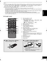 Предварительный просмотр 7 страницы Panasonic SC-NE5 Operating Instructions Manual