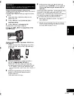 Предварительный просмотр 41 страницы Panasonic SC-NE5 Operating Instructions Manual