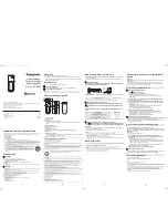 Предварительный просмотр 1 страницы Panasonic SC-NJ03 Owner'S Manual