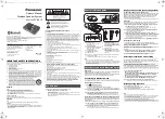 Предварительный просмотр 1 страницы Panasonic SC-NP10 Owner'S Manual