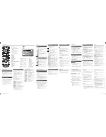 Preview for 2 page of Panasonic SC-PM04 Operating Instructions