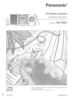 Panasonic SC-PM07 Operating Instructions Manual preview