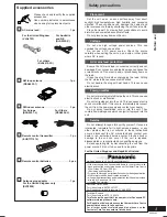 Предварительный просмотр 3 страницы Panasonic SC-PM10 Operating Instructions Manual