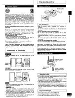 Preview for 5 page of Panasonic SC-PM17 Operating Instructions Manual