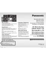 Preview for 1 page of Panasonic SC-PM200 Operating Instructions Manual