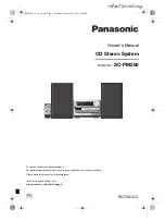 Panasonic SC-PM250 Owner'S Manual preview