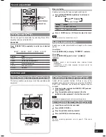 Предварительный просмотр 13 страницы Panasonic SC-PM33 Operating Instructions Manual