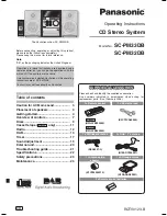 Panasonic SC-PM33DB Operating Instructions Manual preview