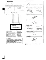 Preview for 2 page of Panasonic SC-PM37MD Operating Instructions Manual